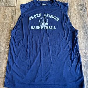 Under Armour Blue Basketball Tank Top